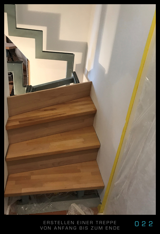 Erstellen einer Treppe, <br/> vom Anfang bis zum Ende 022