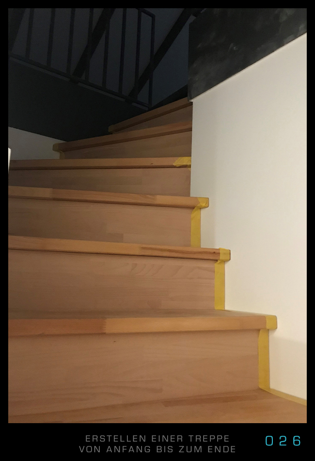 Erstellen einer Treppe, <br/> vom Anfang bis zum Ende 026